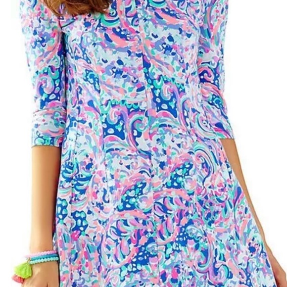 NWT Lilly Pulitzer Celia Dress in La Playa. Size Medium. - Picture 3 of 7